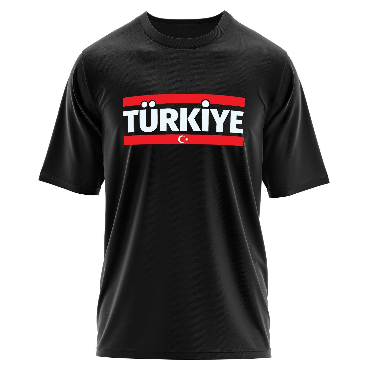 Türkiye Oversize Tişört S - Siyah