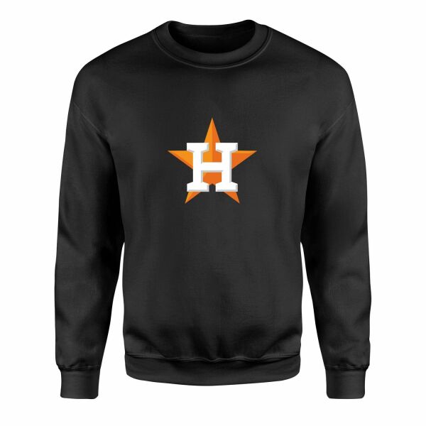 Houston Star Sweatshirt XL - Siyah