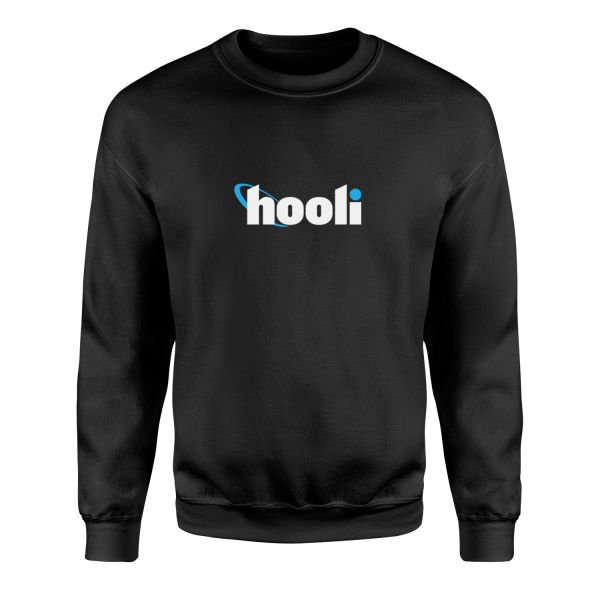 Hooli | Silicon Valley Sweatshirt XL - Siyah