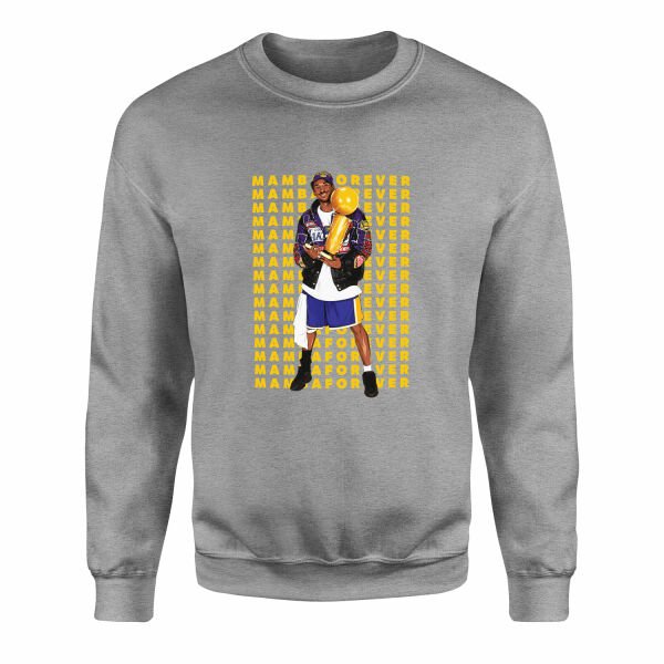 MAMBA FOREVER Kobe Bryant Sweatshirt M - Gri