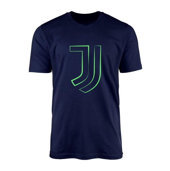 Juventus Green Strokes Tişört L - İndigo Mavisi