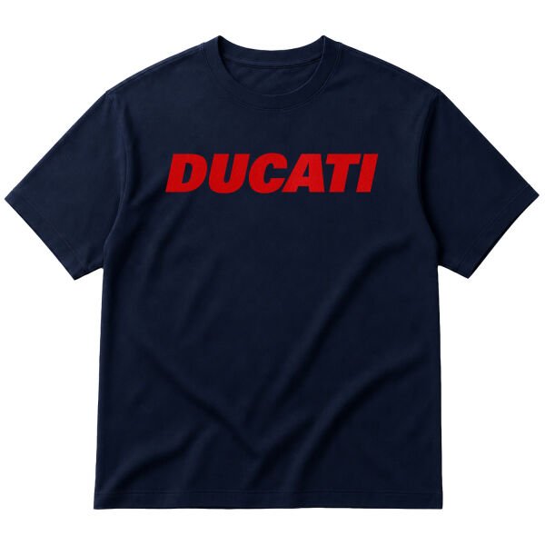 Ducati Red Oversize Tişört S - İndigo Mavisi