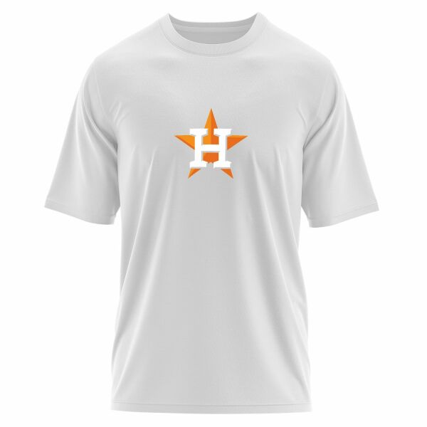 Houston Star Oversize Tişört M - Beyaz