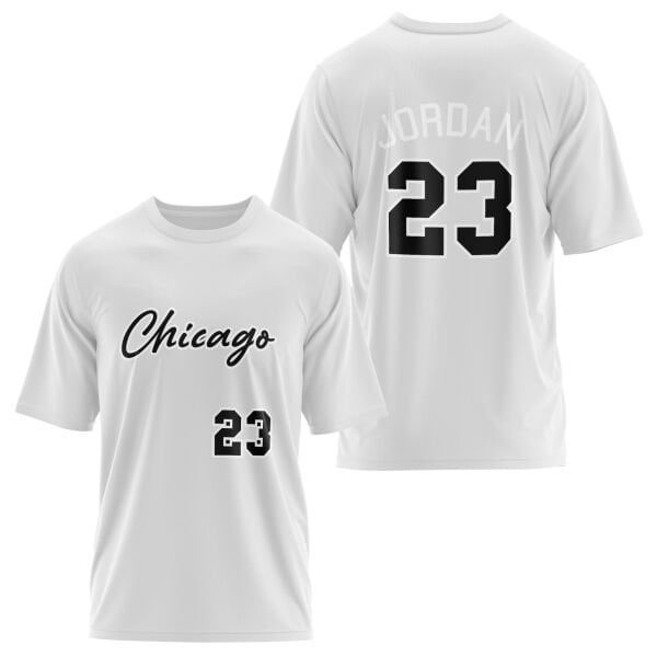 Michael Jordan 23 Forma Oversize Tişört S - Siyah