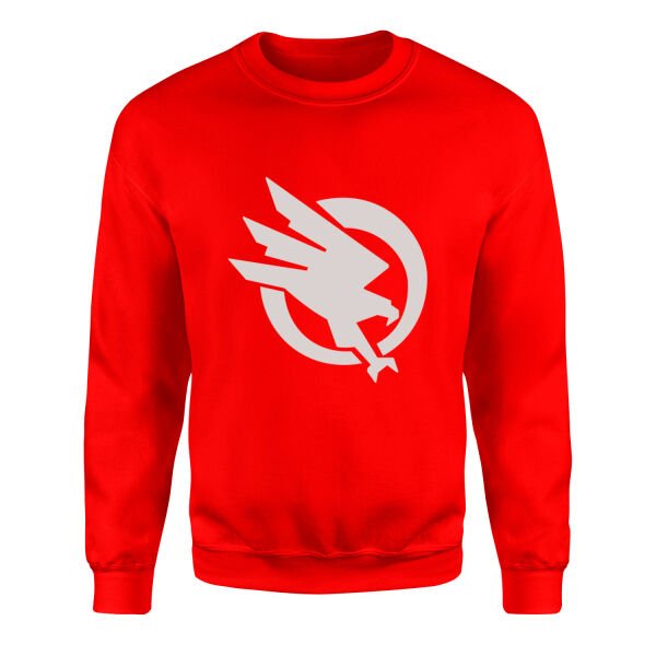 C&C Global Defense Initiative Sweatshirt S - Kırmızı