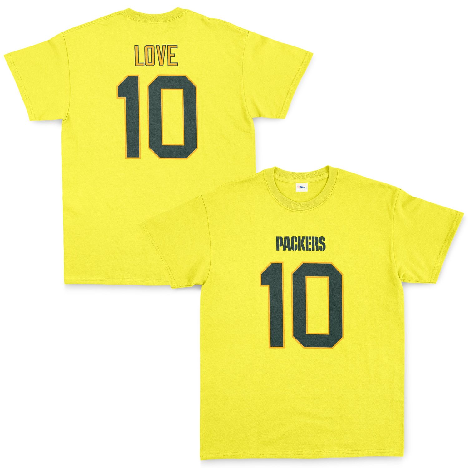 Jordan Love Green Bay Packers Tişört XL - Sarı