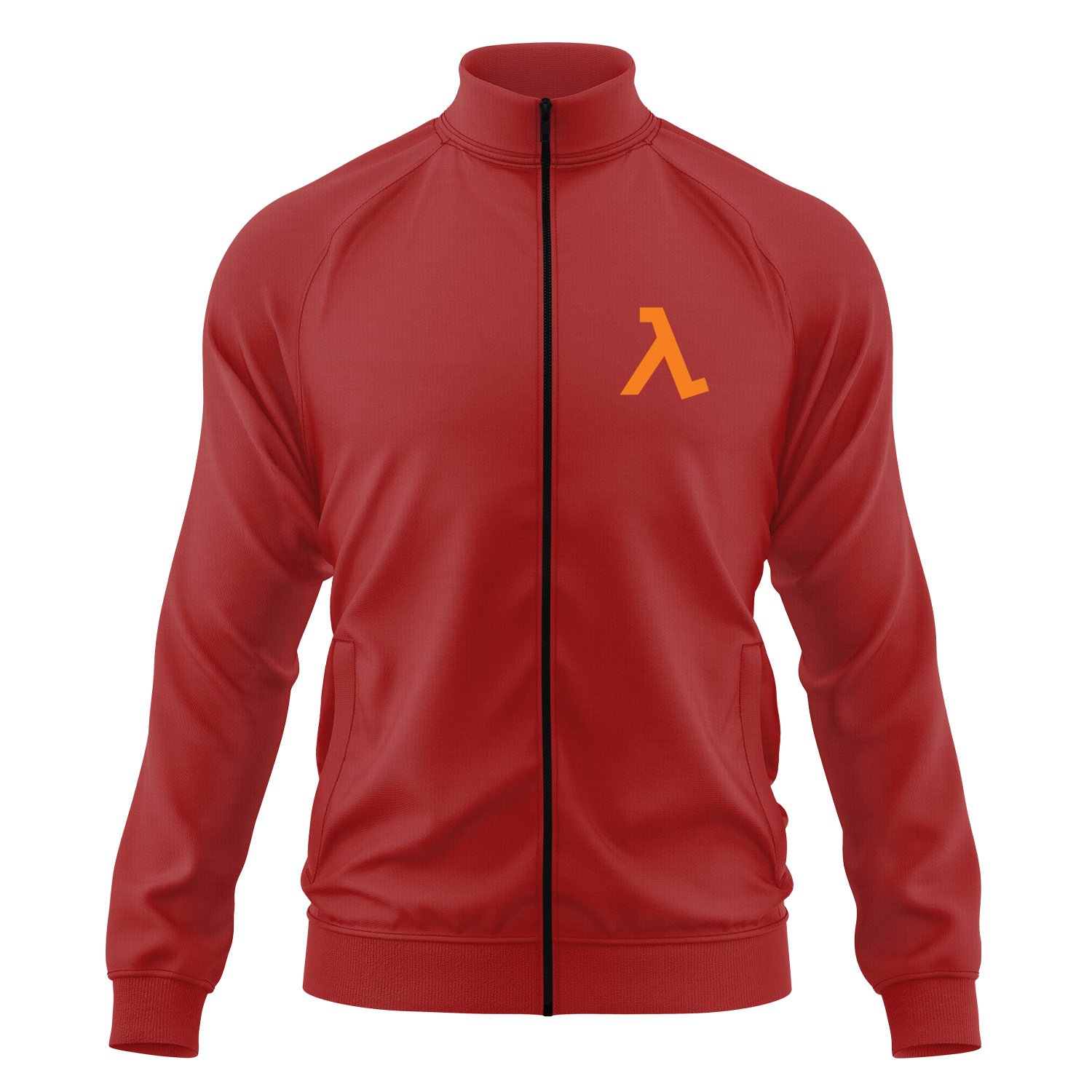 Half-Life Lambda Fermuarlı Sweatshirt XL - Kırmızı