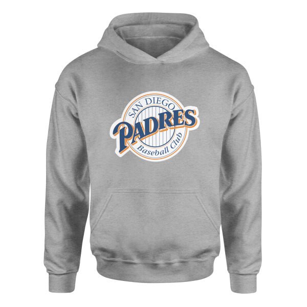 San Diego Padres Baseball Hoodie XL - Gri