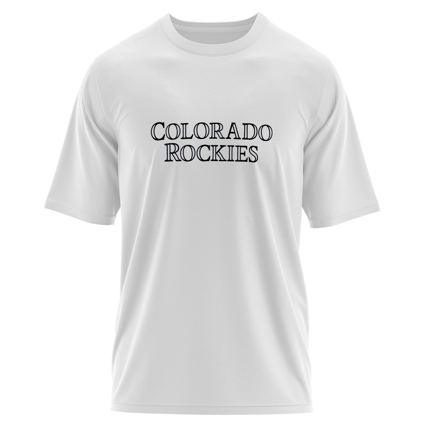 Colorado ROCKIES Oversize Tişört M - Beyaz