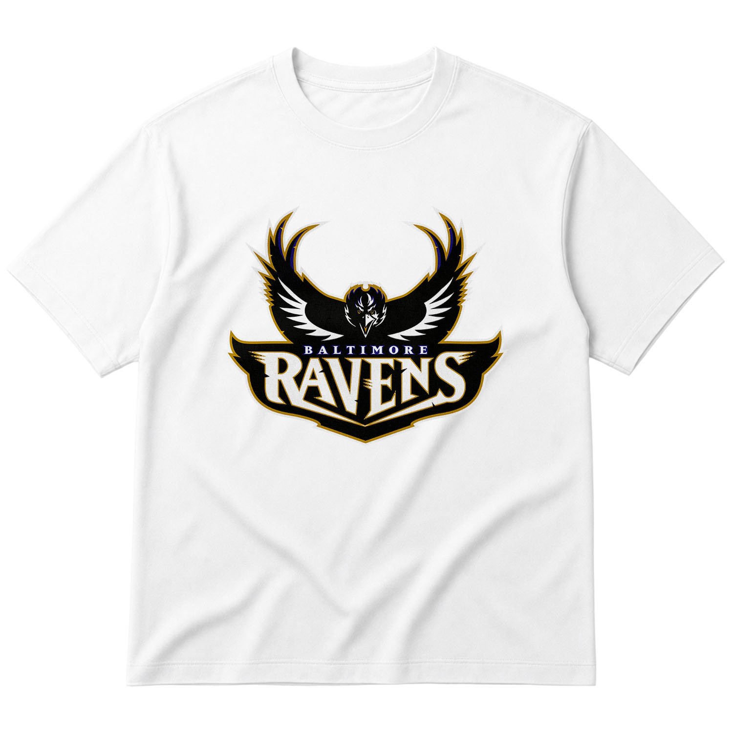 The Ravens Oversize Tişört M - Beyaz