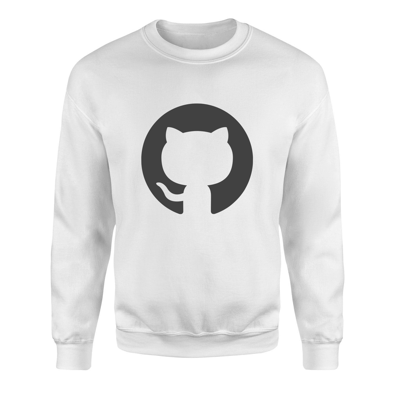 GitHub Sweatshirt M - Beyaz