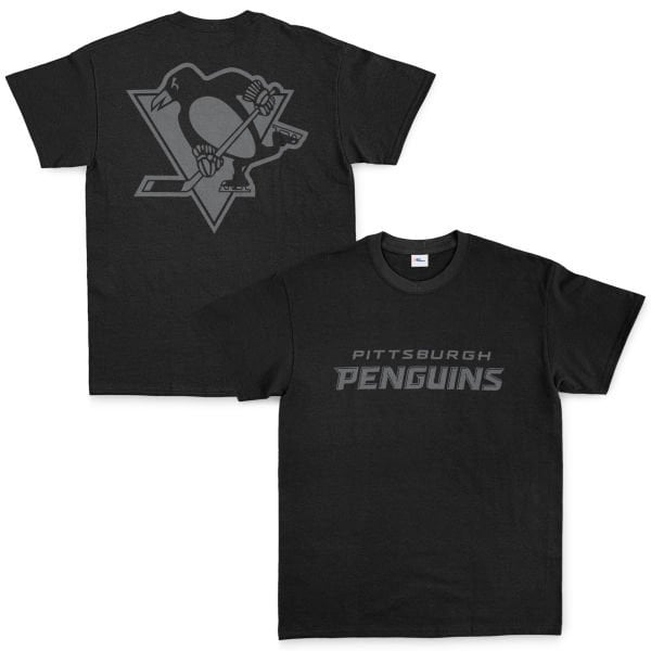 Pittsburgh Penguins Muted Black Tişört