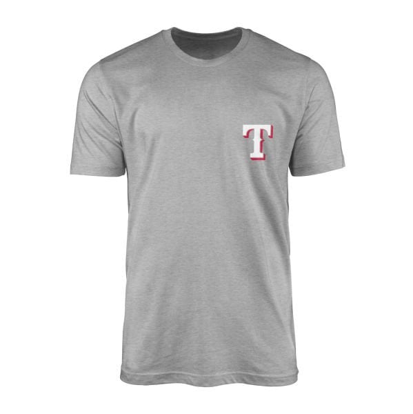 Texas Rangers Tişört M - Gri