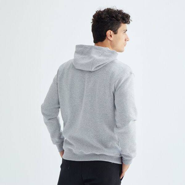 Baskısız Düz Casual Hoodie XXL - Gri