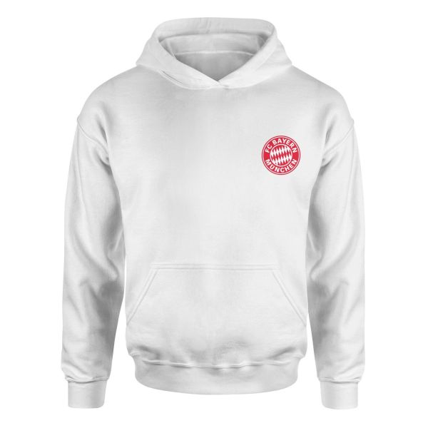 Bayern Münih Red Hoodie XL - Beyaz