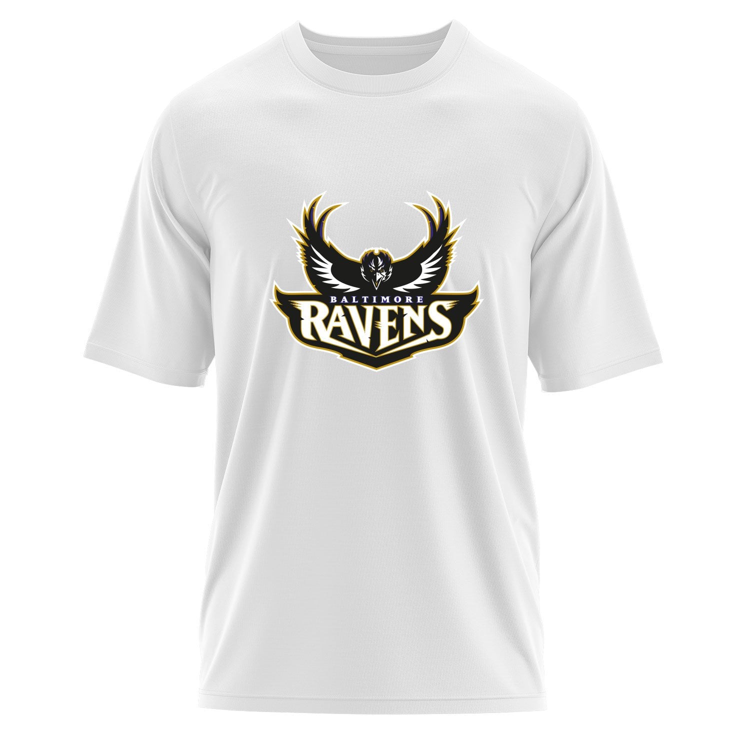 The Ravens Oversize Tişört L - Beyaz