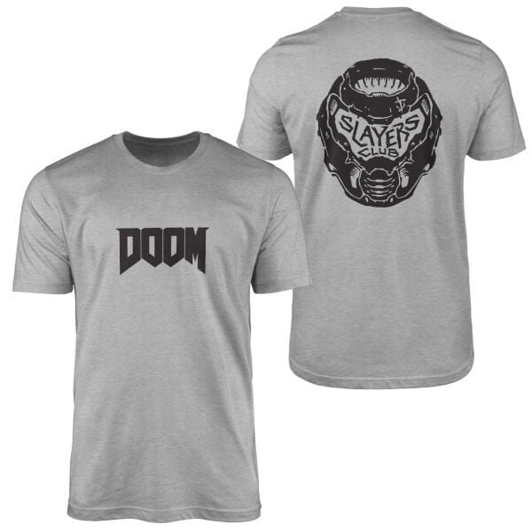 DOOM SLAYER Tişört M - Gri