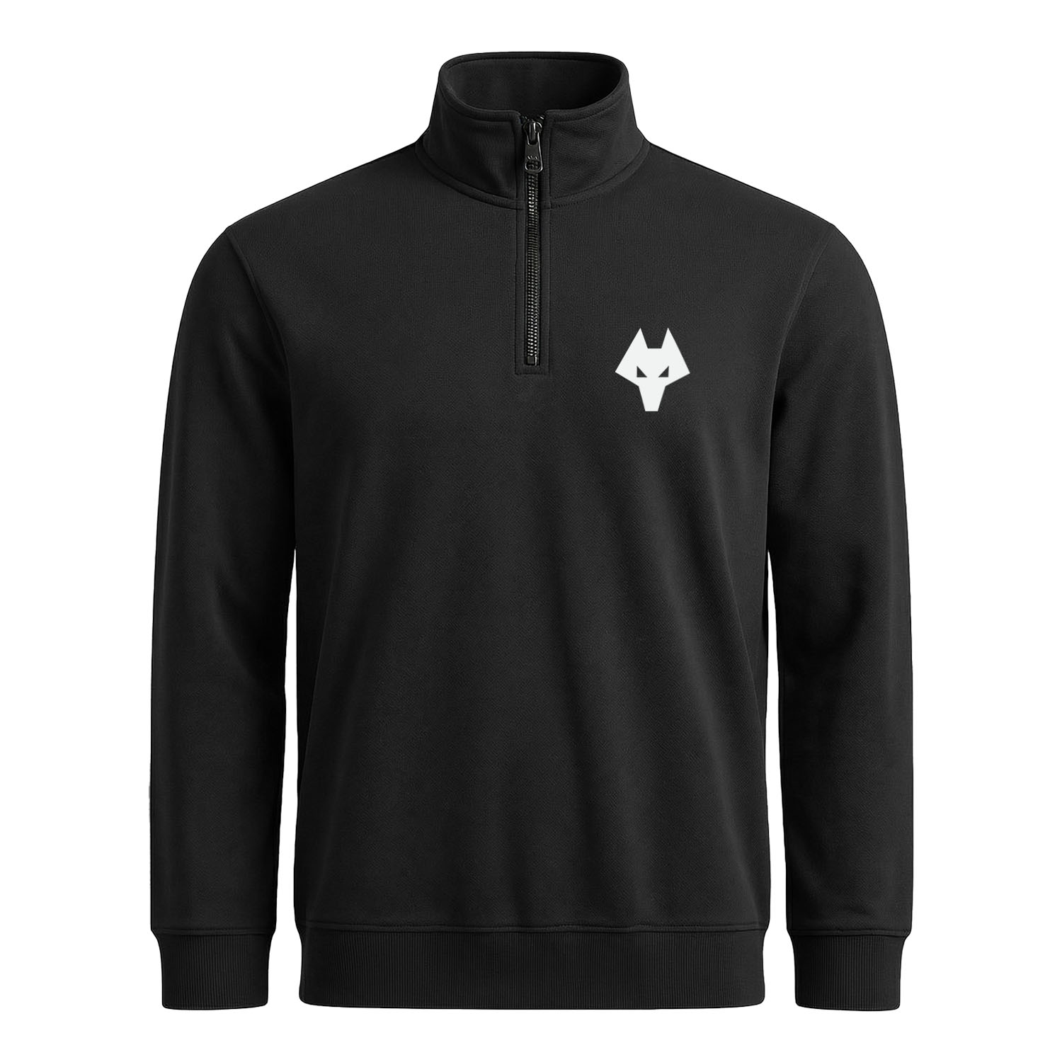Wolverhampton Icon W Yarım Fermuarlı Sweatshirt