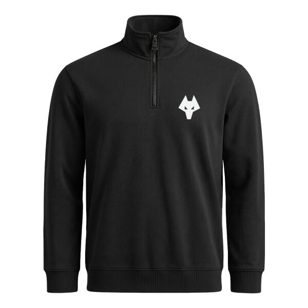 Wolverhampton Icon W Yarım Fermuarlı Sweatshirt