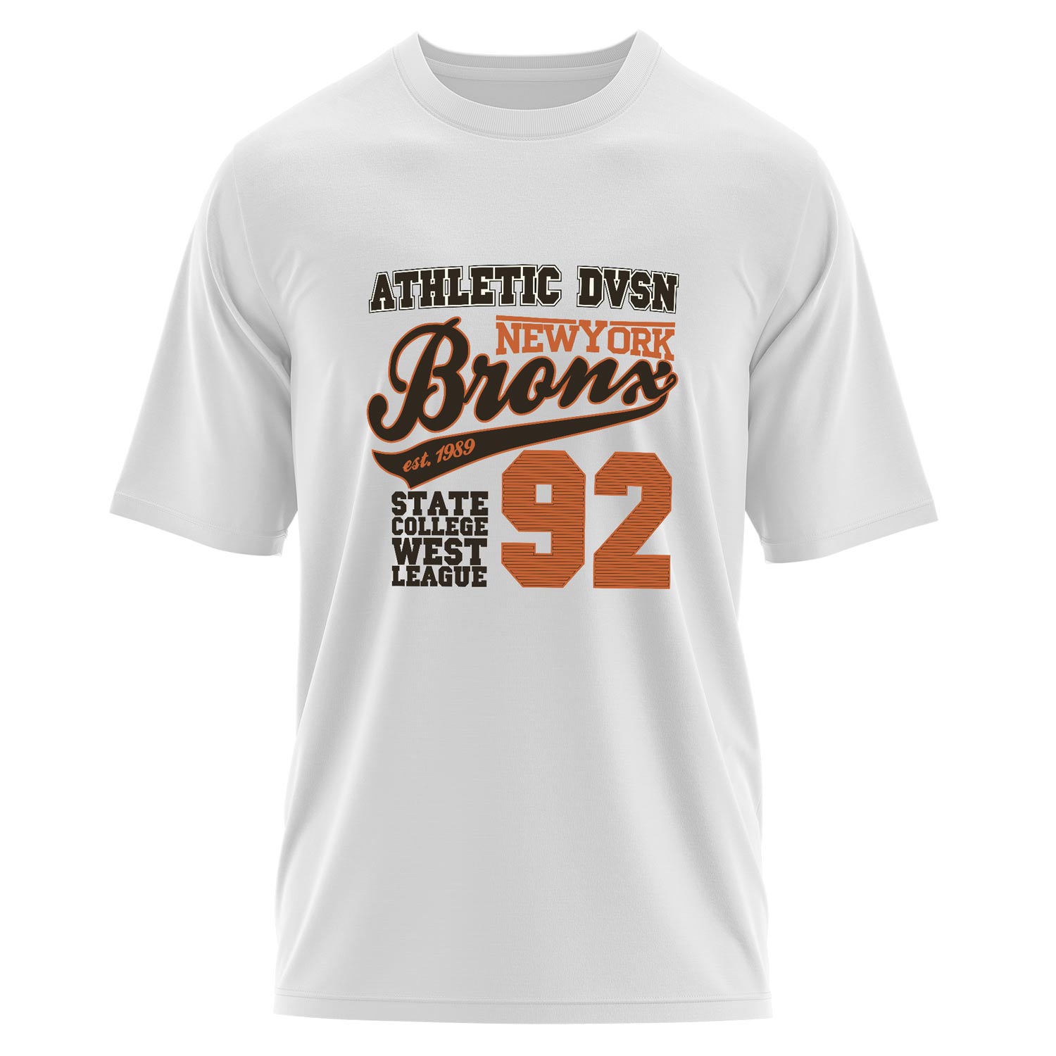 Athletic DVSN Bronx NY Oversize Tişört M - Beyaz