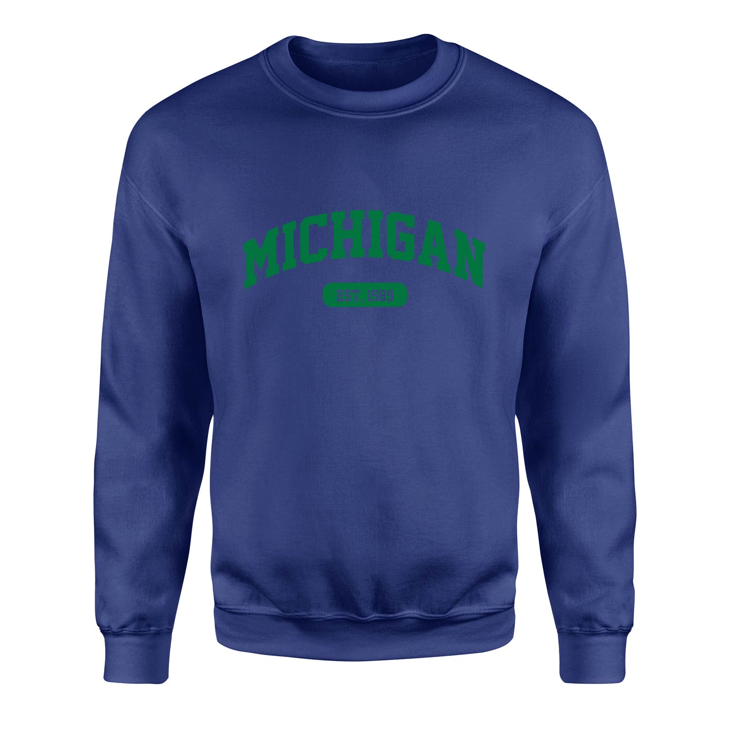 Michigan EST. 1989 Sweatshirt S - İndigo Mavisi