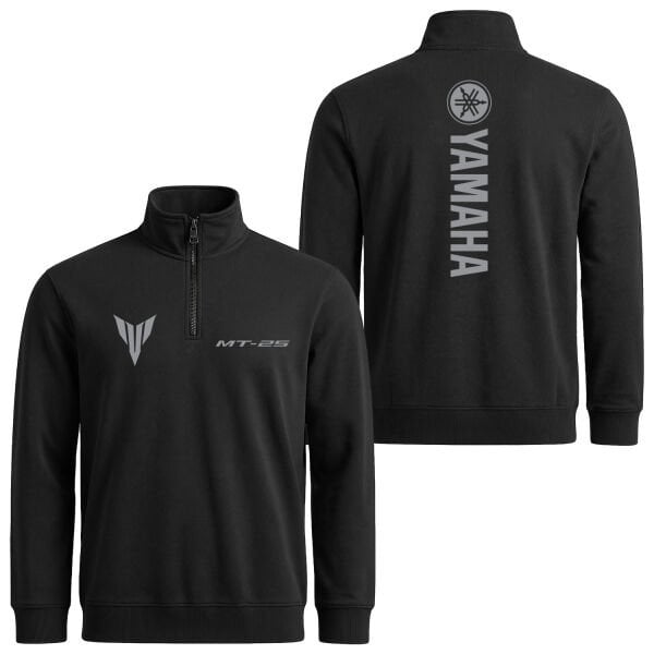 Yamaha MT25 Yarım Fermuarlı Sweatshirt