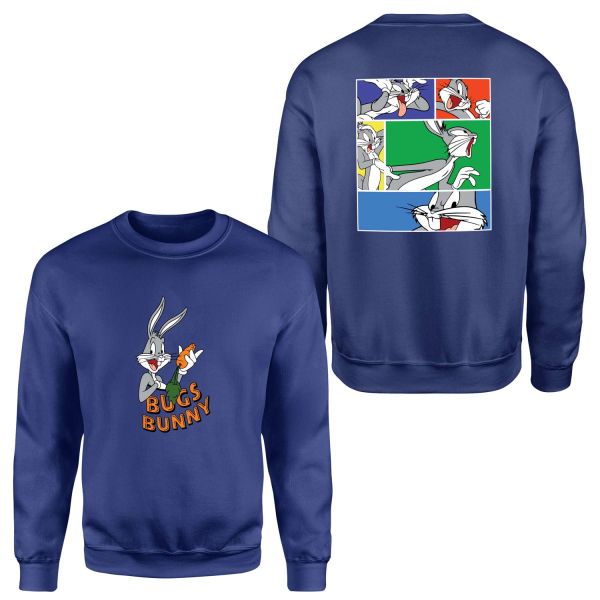 Bugs Bunny 360 Sweatshirt S - İndigo Mavisi