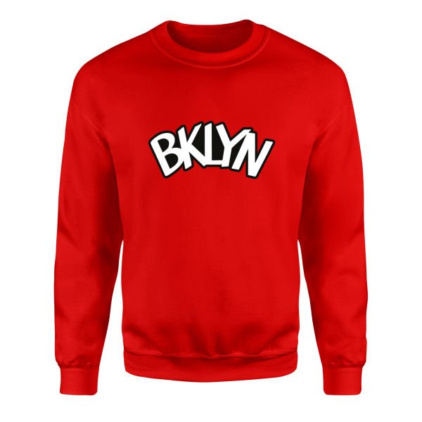 BKLYN Sweatshirt XL - Kırmızı