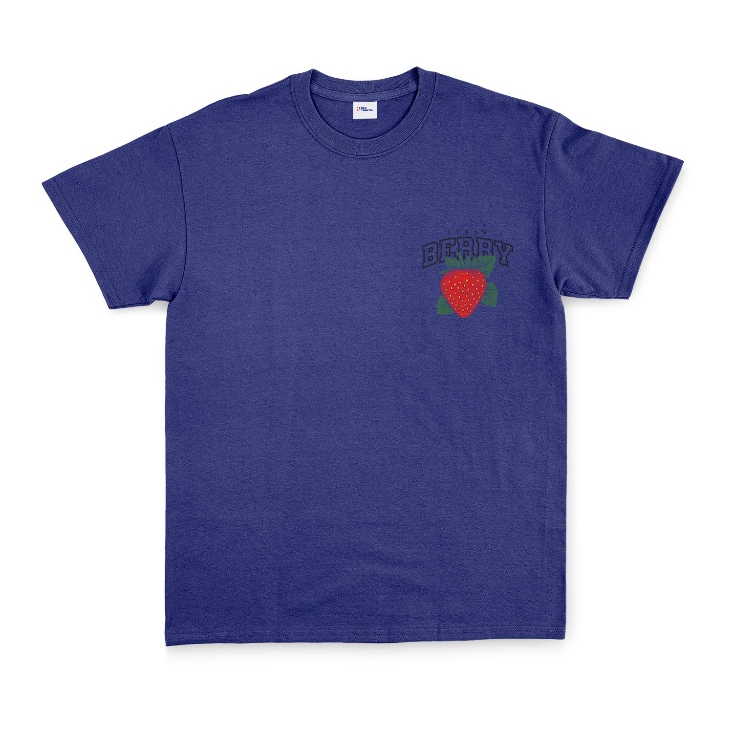 Strawberry Tişört L - İndigo Mavisi
