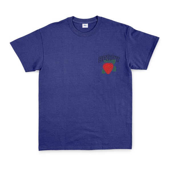 Strawberry Tişört L - İndigo Mavisi