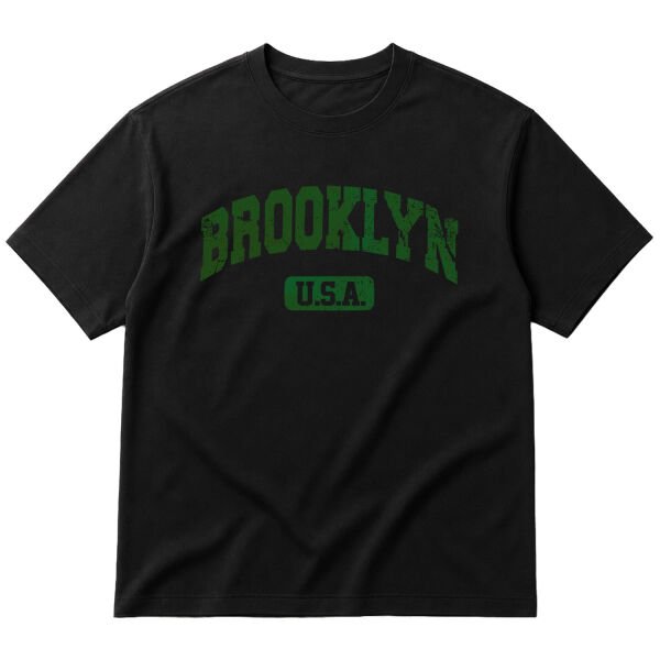 Brooklyn, USA Oversize Tişört
