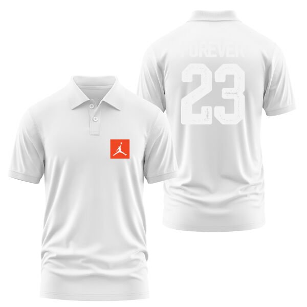 Air Jordan Forever 23 Polo Tişört M - Beyaz