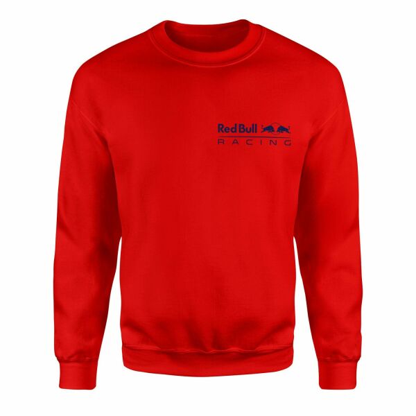 Red Bull Racing Navy Blue Sweatshirt L - Kırmızı