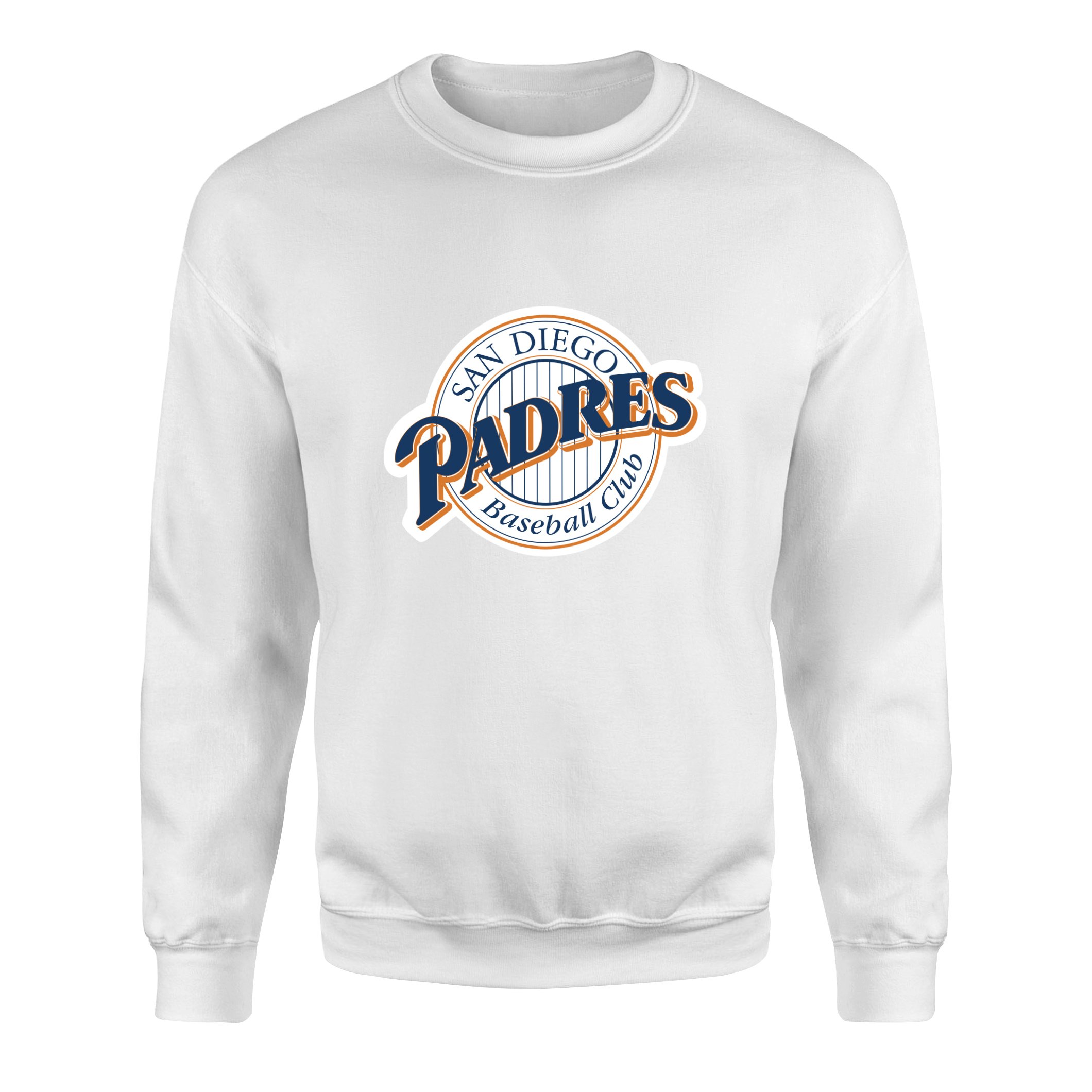 San Diego Padres Baseball Sweatshirt M - Beyaz