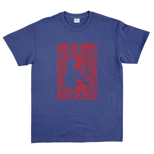 Join the Empire, Defeat the Rebels Tişört S - İndigo Mavisi