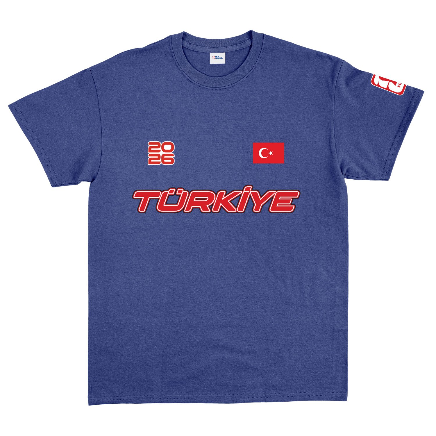 Türkiye 2026 Tişört XXL - İndigo Mavisi