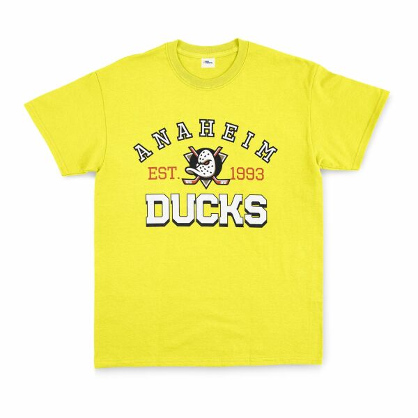 Anaheim Ducks EST. 1993 Tişört L - Sarı