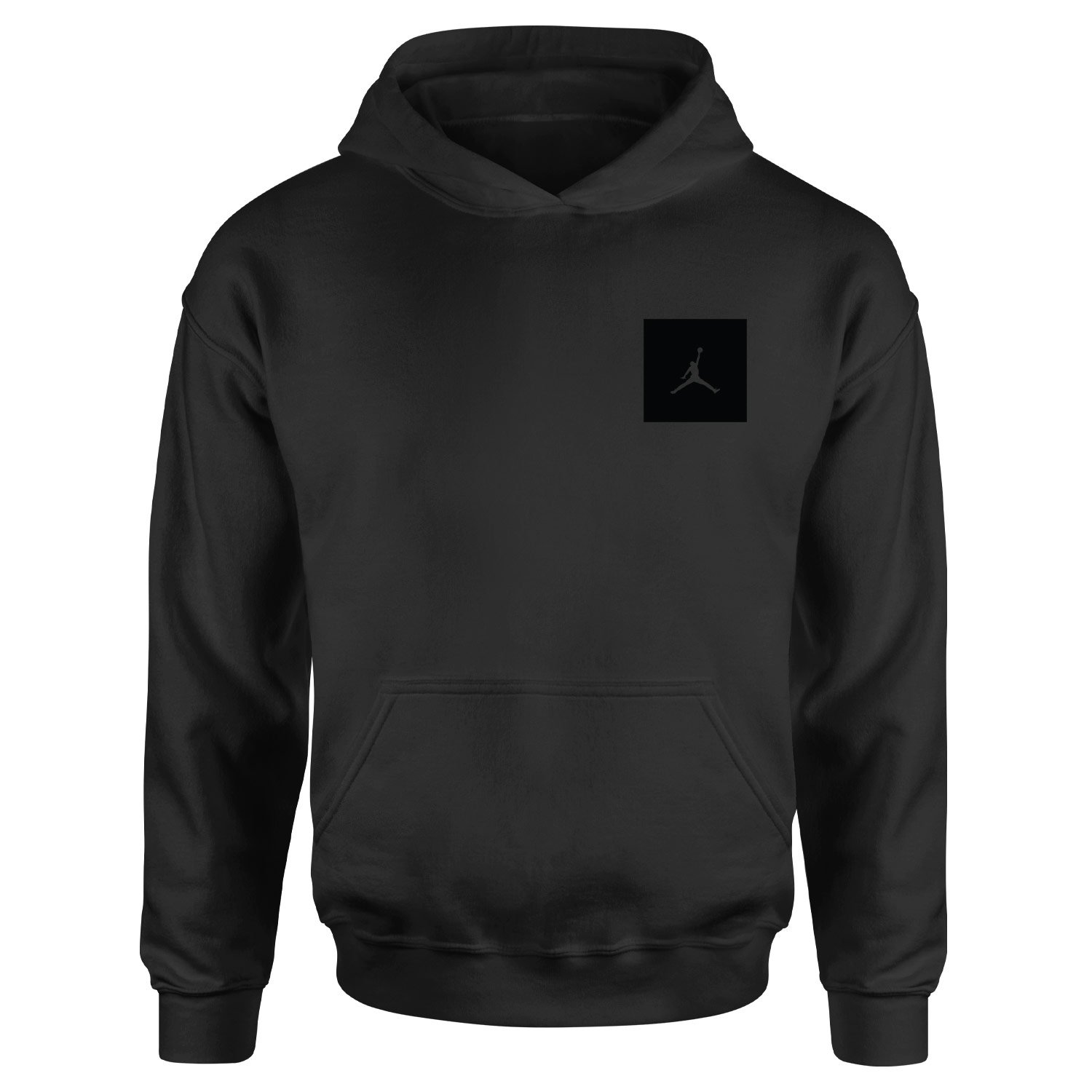Air Jordan Black Patch Hoodie S - Siyah
