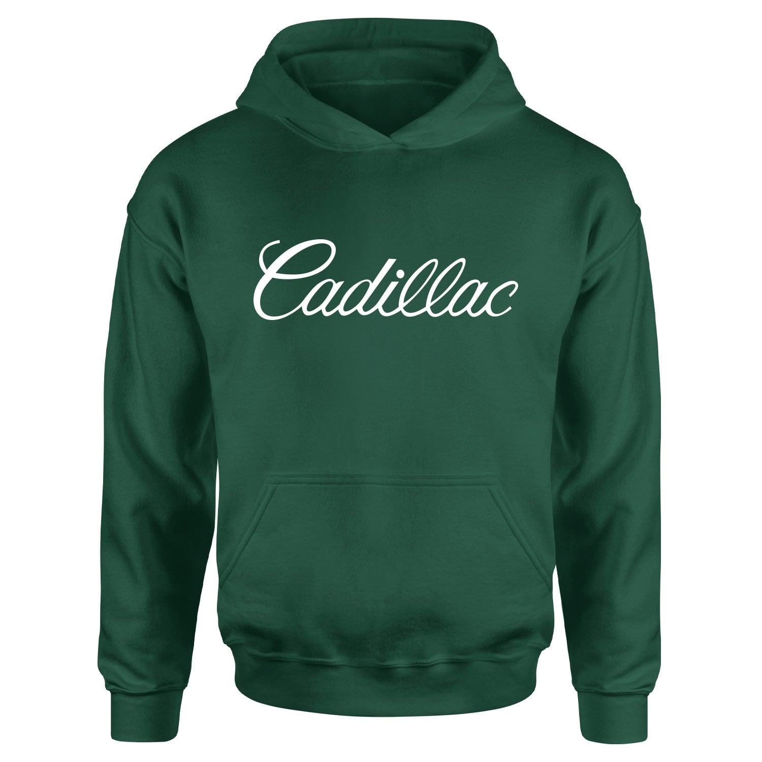 Cadillac Script Hoodie L - Nefti Yeşili