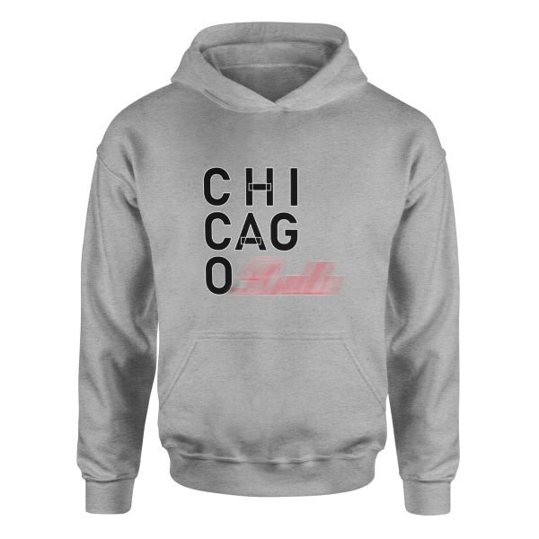 Chicago Hoodie XL - Gri