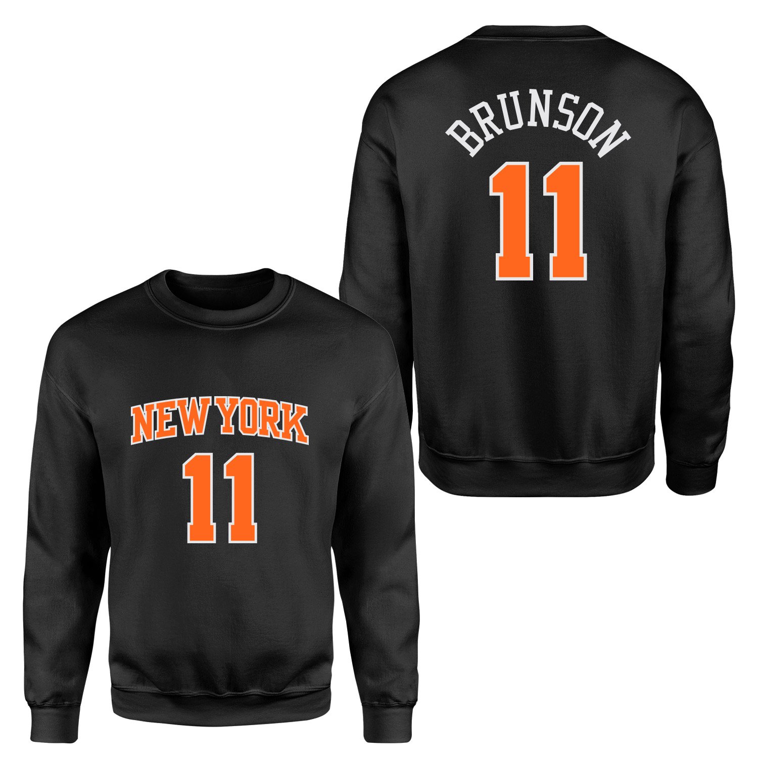 Jalen Brunson 11 New York Sweatshirt XL - Siyah