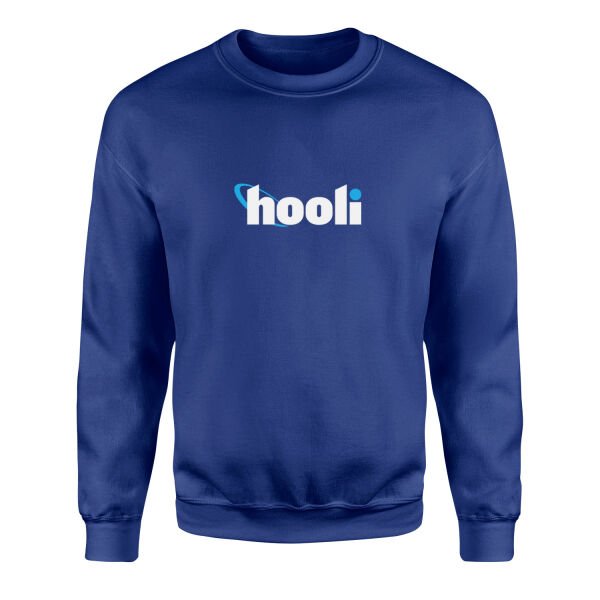 Hooli | Silicon Valley Sweatshirt S - İndigo Mavisi