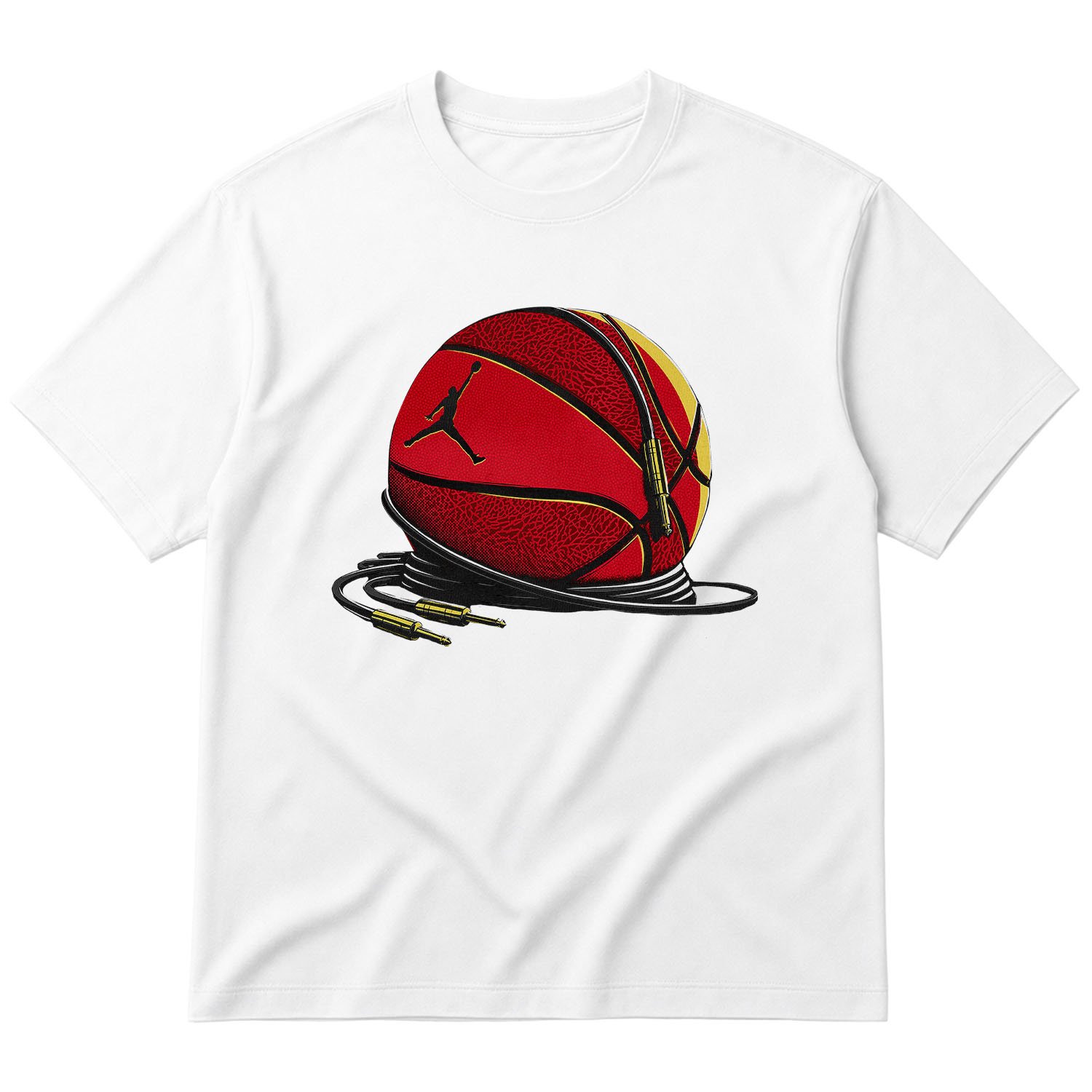 Air Jordan UNPLUGGED Oversize Tişört M - Beyaz