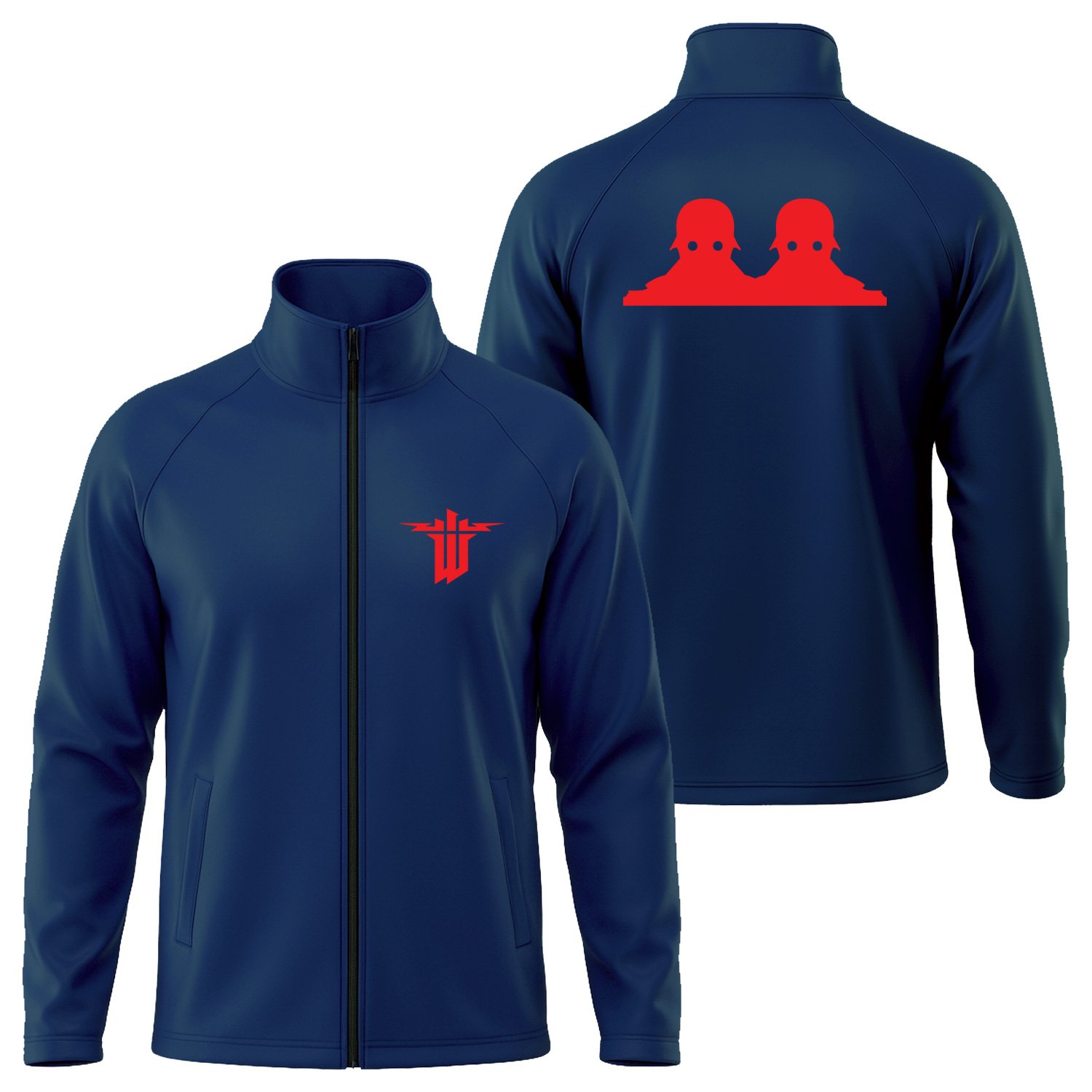 Wolfenstein | Soldat Soft Shell Ceket XXL - İndigo Mavisi
