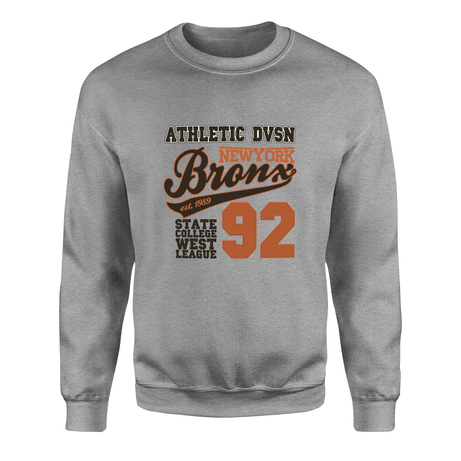 Athletic DVSN Bronx NY Sweatshirt XXL - Gri