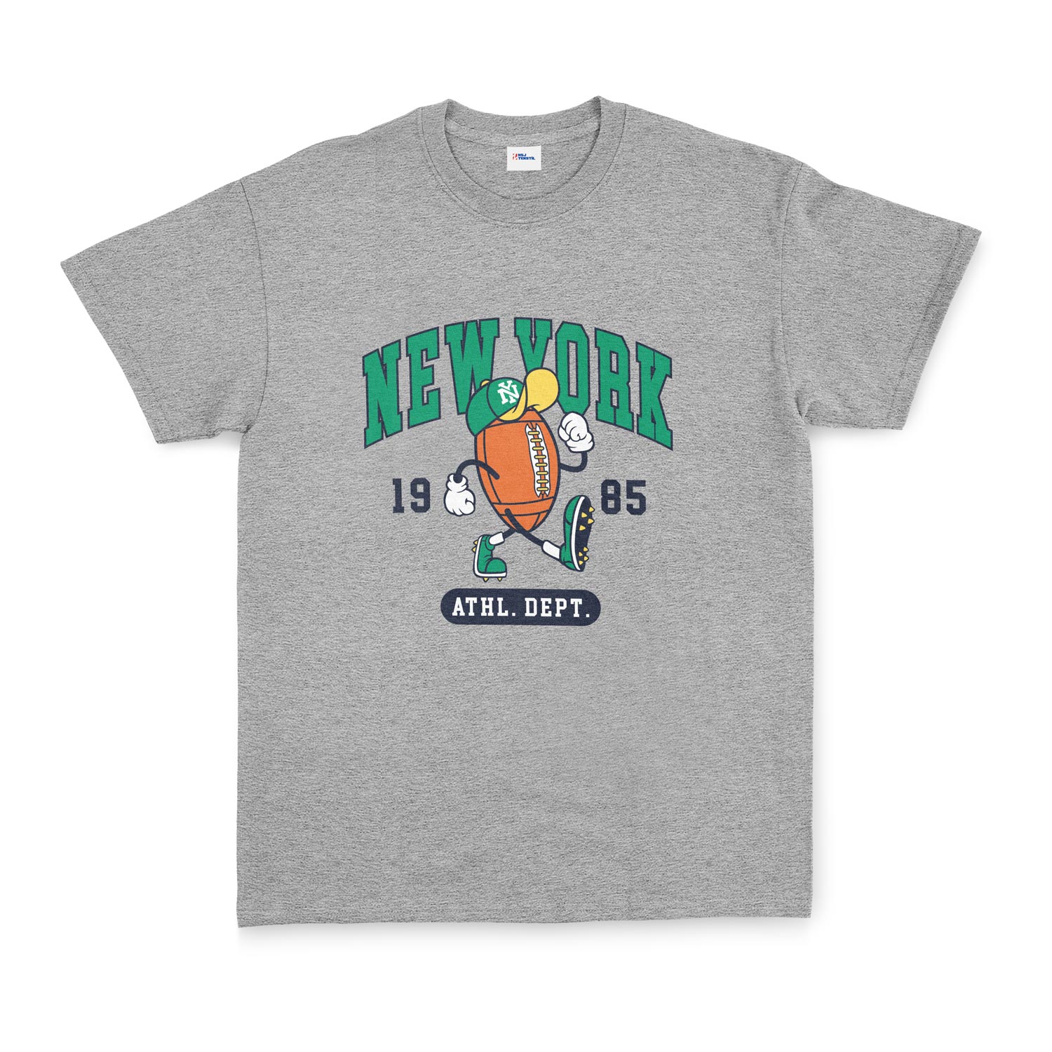 New York 1985 Tişört S - Gri