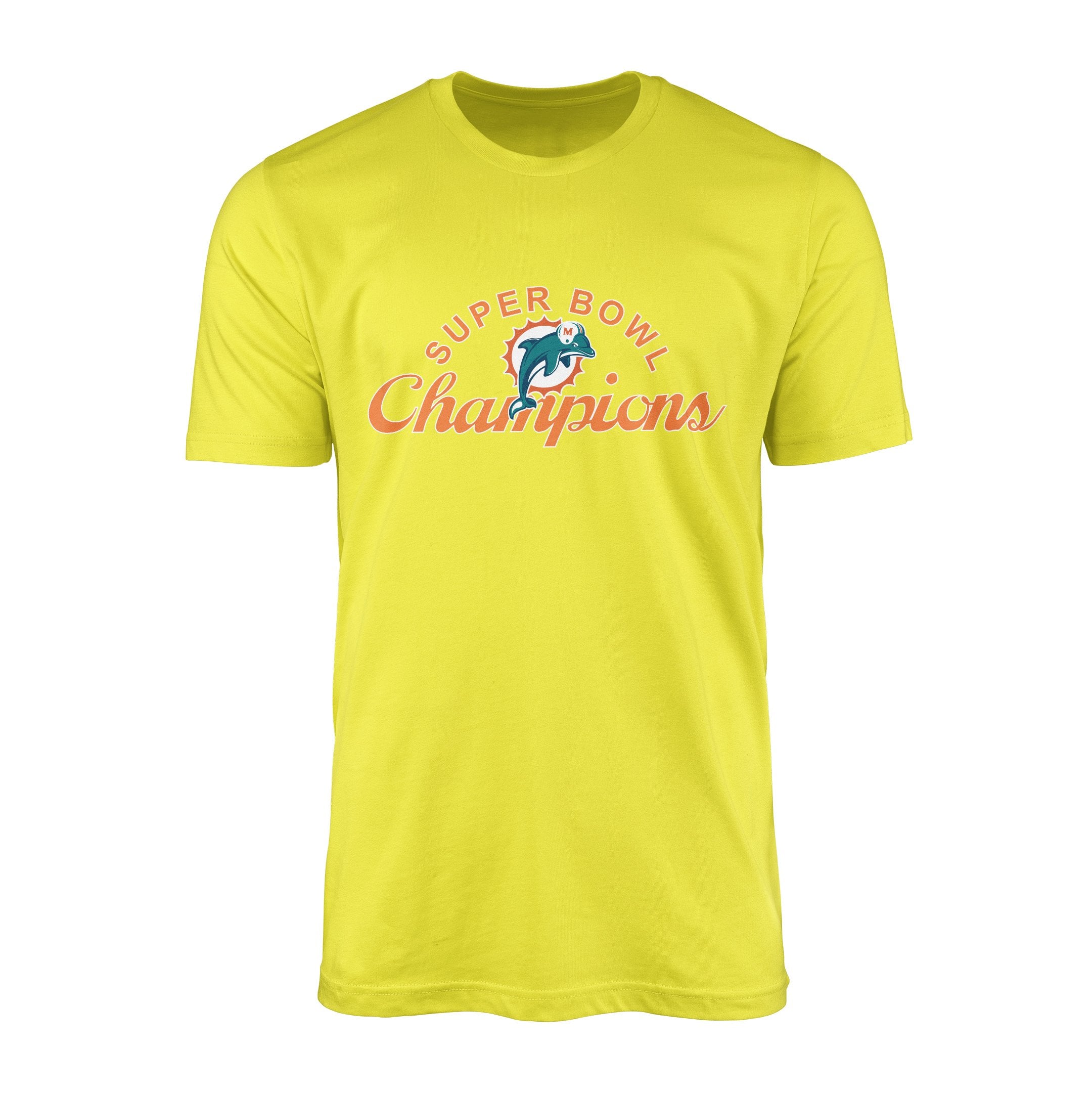 Miami Dolphins SB Champions Tişört L - Sarı