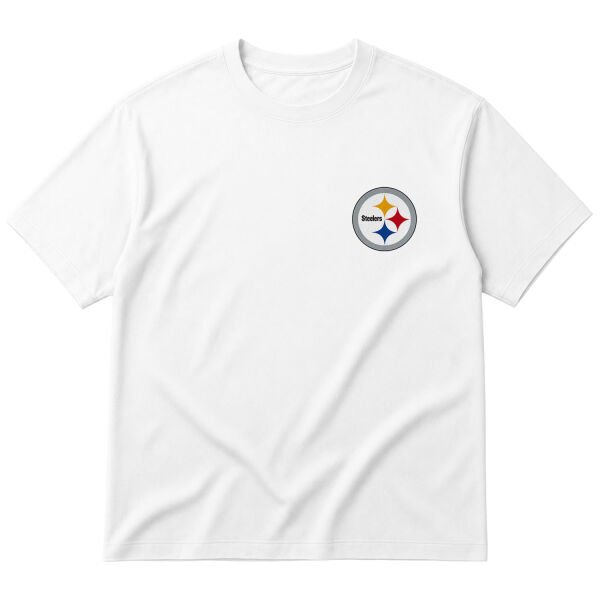 Pittsburgh Steelers Oversize Tişört L - Beyaz