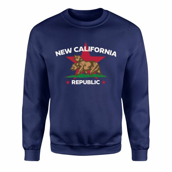 New California Republic Premium Sweatshirt S - İndigo Mavisi