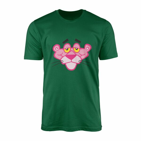 Cool & Classy | Pink Panther Tişört XL - Nefti Yeşili